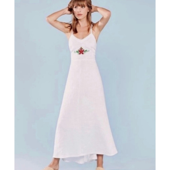 Reformation Shelly linen dress 4 - Picture 1 of 11